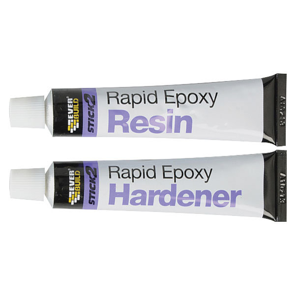 Everbuild S2RAPEXTUBE Stick 2 Rapid Epoxy Tube 2 x 12ml