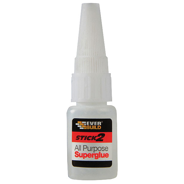Everbuild S2SUPBOT05 Stick 2 All Purpose Superglue Bottle 5g
