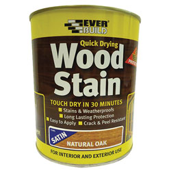 Everbuild Quick Dry Wood Stain and Varnish