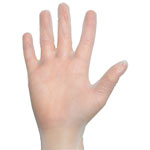 Integrity® 600-0642 12 Clear Vinyl Gloves Large 100 Gloves Per Pack
