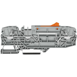 WAGO 2006-8601 Test Pt. 2 Conductor Through Terminal Block Grey AWG 20-8