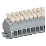 WAGO 2/4 Conductor 2 Push Button Snap-in Terminal Strips