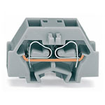 WAGO 270-570/281-507 Sensor -ve LED 4-Cndtr. Terminal Block Grey AWG28-12