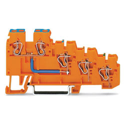 WAGO 4 Conductor Supply Terminal Blocks