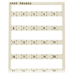 WAGO 5mm Markers for Miniature WSB Quick Marking System 264 Series