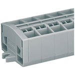 WAGO 264-210 10-way 4 Conductor Fixing Flanges Terminal Strip Grey AWG28-12
