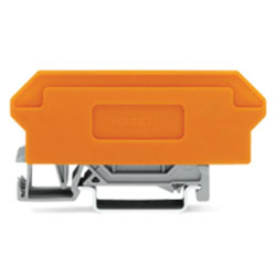 WAGO Terminal Block f Pluggable Module w Orange End Plate 280 Series