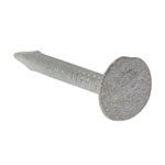 ForgeFix 212NLELH25GB Clout Nail Extra Lge Head Galvanised 25mm Bag Weight 2.5kg