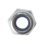 ForgeFix 100NYLOC5 Hexagon Nut & Nylon Insert ZP M5 Bag 100