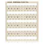 WAGO WSB Quick Marker Horizontal Numeric Sequences 209 Series