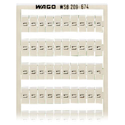 WAGO WSB Quick Marker Vertical Function Labels 209 Series