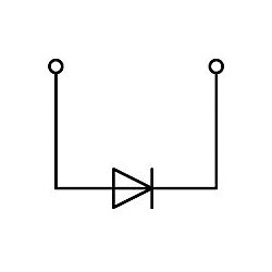 WAGO 2-pin Diode Carrier Terminal Block 769 Series