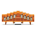 WAGO 4-level Same Potential Block DIN 35x15mm No Lock Numeric 727 Series