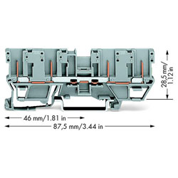 WAGO 4-pin Carrier Terminal Block 769 Series