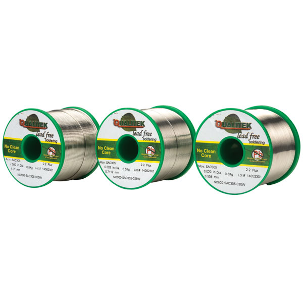  Lead Free Solder Wire SAC305 NC600 Flux 2.2% 0.51mm 500g Reel