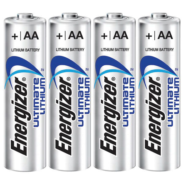  639155 Hi Energy Lithium AA Battery 3000mAh x4