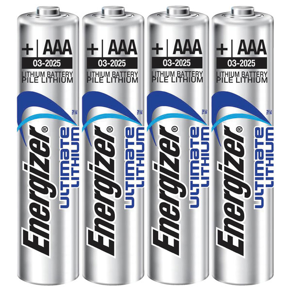  639171 Hi Energy Lithium AAA Battery 1250mAh x4