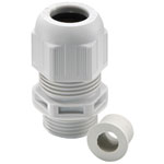 Wiska 10064986 ESKV-RDE 20 Silver Grey Plastic Cable Gland + Insert, Pack of 50