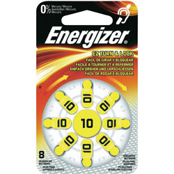 Energizer Hearing Aid, Button Cell Batteries, 1.4V