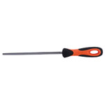 Bahco Round Files with Handles - Smooth Third Cut