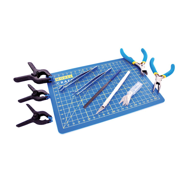 Model Craft PTK1015 Hobby & Cutting Mat Tool Set