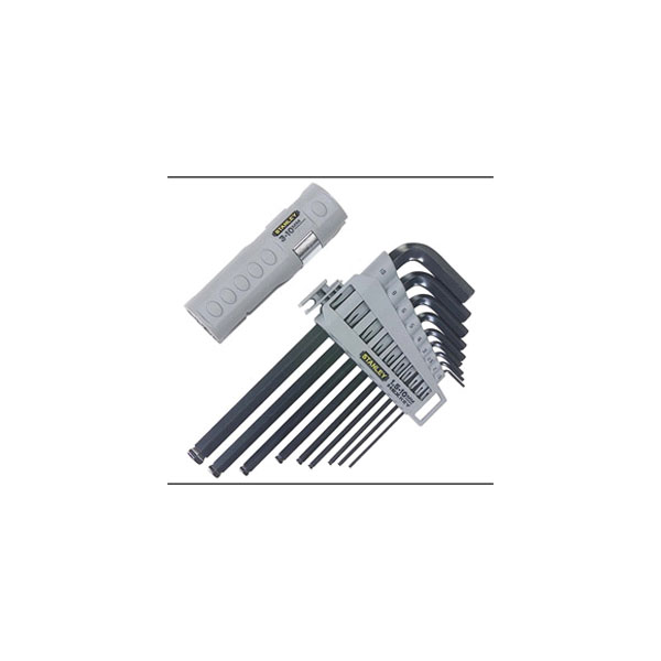 Stanley 0-89-904 Hexagon Grip Key Set of 9 Metric (1.5-10mm)