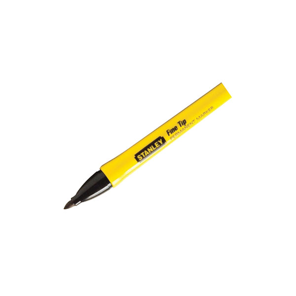 Stanley 0-47-316 Black Fine Tip Permanent Markers (2)