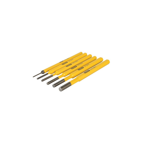 Stanley 4-18-226 Pin Punch Kit 6 Piece Set