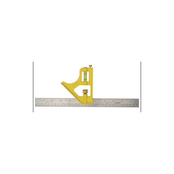 Stanley 2-46-028 Die Cast Combination Square 300mm (12in)