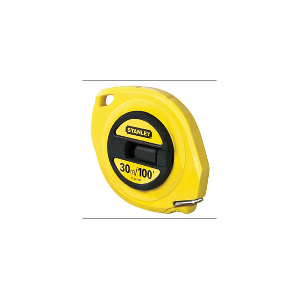 Stanley 0-34-107 Closed Case Steel Tape 30m / 100ft (Width 9.5mm)