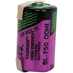 Tadiran Batteries 3.6V Lithium / Thionyl Chloride Batteries - Tagged