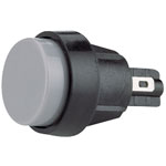 Marquardt 5000.0104 Round Momentary Pushbutton 4A IP40 SPNO Off(On) Black