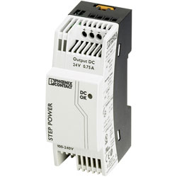 Phoenix Contact STEP-PS/1AC/48AC DIN Rail Power Supplies 12/24V 0.5-4.2A 12-100W