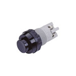 Rafi 101102011.0104 Pushbutton Raised 1x Off/(On) On/(off) 2A 250VAC Black