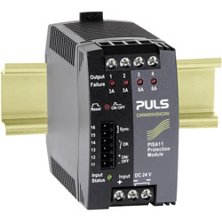 PULS DIMENSION PISA11 4-Output DIN Rail Protection Modules - 24V DC 4-20A