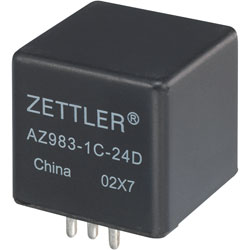 Zettler AZ983 Series Automotive Relays Mini-ISO