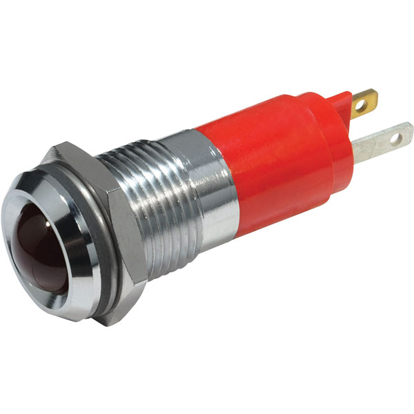 CML 19220350 Flashing LED Indicator Lamp Red 24V DC 14mm Rapid Online
