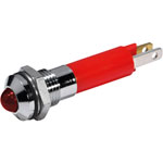  CML Flashing LED Indicator Lamps 8mm Prominent Bezel IP67