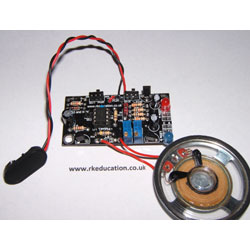 RK Education 4 Siren Sound and Flashing Lights Generator Kit Based on UM3561 IC