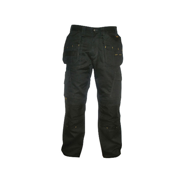 DEWALT Pro Tradesman Black Trousers Waist 38in Leg 29in | Rapid Online