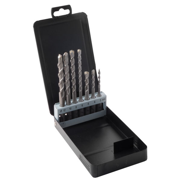CK Tools T3121 SDS-Plus Concrete Drill Bit Set of 7