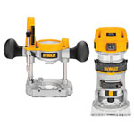 DeWalt D26204K 1/4in Premium Plunge and Fixed Base Combi Routers - 900W 110/230V