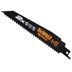 DEWALT DT2307L-QZ 2X Life Wood & Nail Reciprocating Blades 228mm Pack of 5