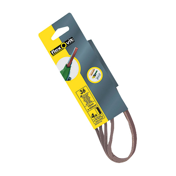 Flexovit 63642526460 Powerfile Sanding Belt 454mm x 13mm Fine 120G...