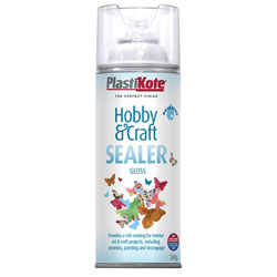 Plastikote Hobby and Craft Sealer Sprays Clear 400ml