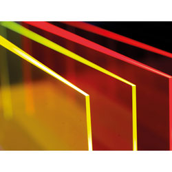 Perspex® Cast Acrylic Fluorescent Colour Sheets