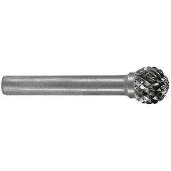 RUKO Tungsten Carbide Rotary Burrs Shape D Ball Type (KUD)