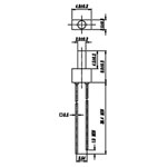 Everlight 103UYD/S530-A3 2m Tower LED Yellow 50mcd 130° 20mA 2V