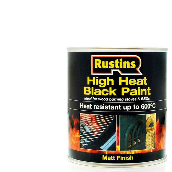  HRBL250 High Heat Paint 600°C Black 250ml
