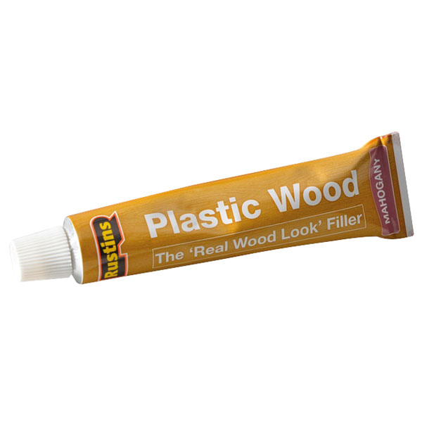 Rustins PWTETU Plastic Wood Tube Teak 125ml